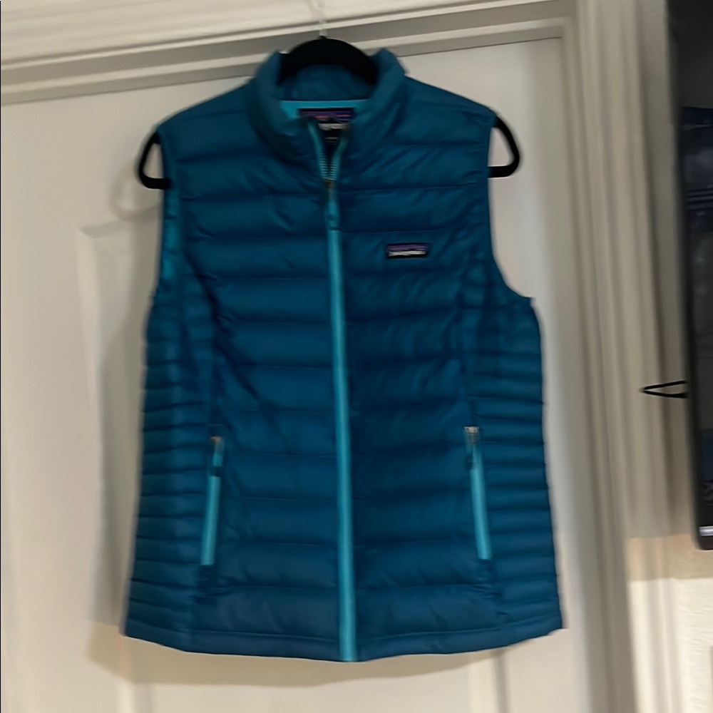 Patagonia Teal Puffer Vest